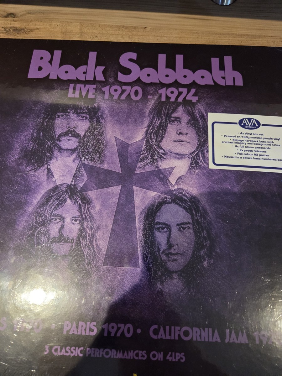 Black Sabbath 1970 1974 Box Set New Sealed Vinyl 4 LP Record Box