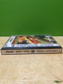 Impact Racing Sega Saturn COMPLETE w/  Registration Card TESTED