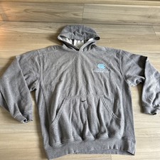Vintage North Carolina Tar Heels Cheerleading Nike Team Grey Hoodie Sweatshirt L