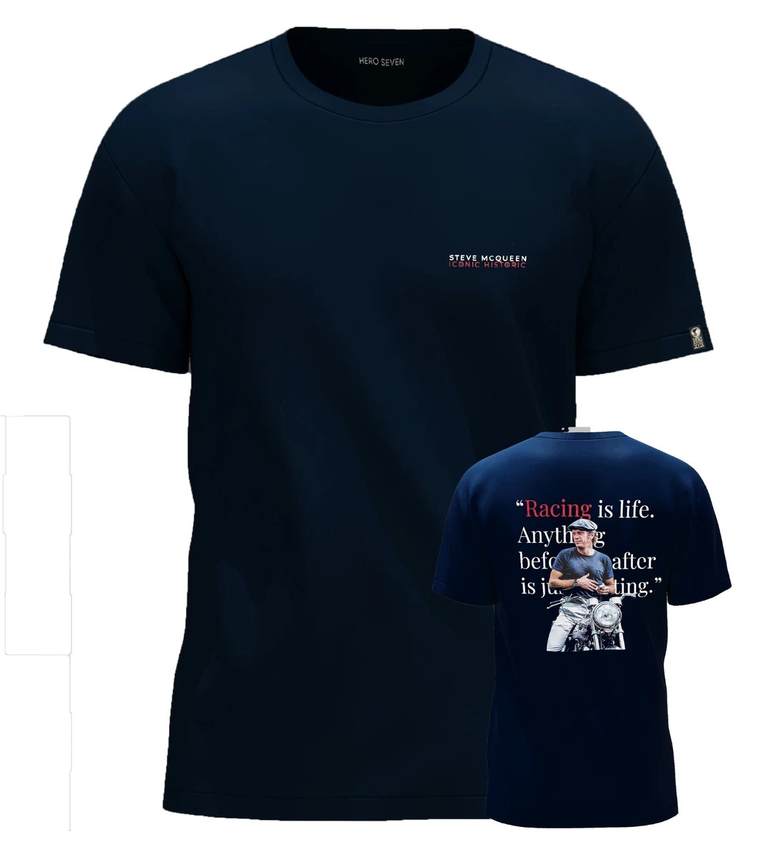 T-shirt Steve McQueen Le Mans grey - Men
