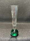 Vintage Mid Century Murano Hand Blown Art Glass Bullicante Bubble Bud Vase 6”