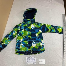 Phibee Kids blue/green ski jacket Size 134/140 US 8/10. SKU561 kids outdoor