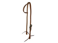 Showman Argentina Cow Leather Single Ear Headstall w/ Flower Overlay Buckle