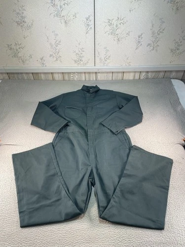 Vintage Sears Roebucks Coveralls Mens 44R Green Michael Myers Halloween Costume - product listing photo