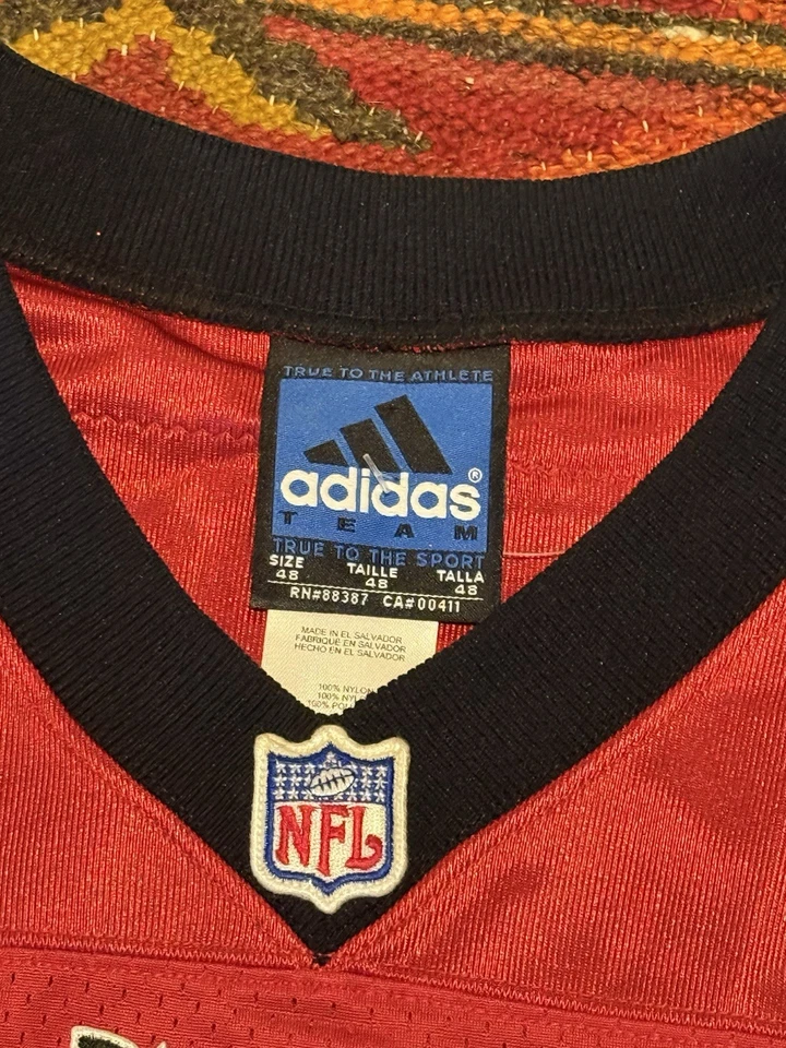 Camiseta deportiva auténtica firmada Adidas Pro Line NFL Tampa Bay Buccaneers Mike Alstott  Foto 3 de 4