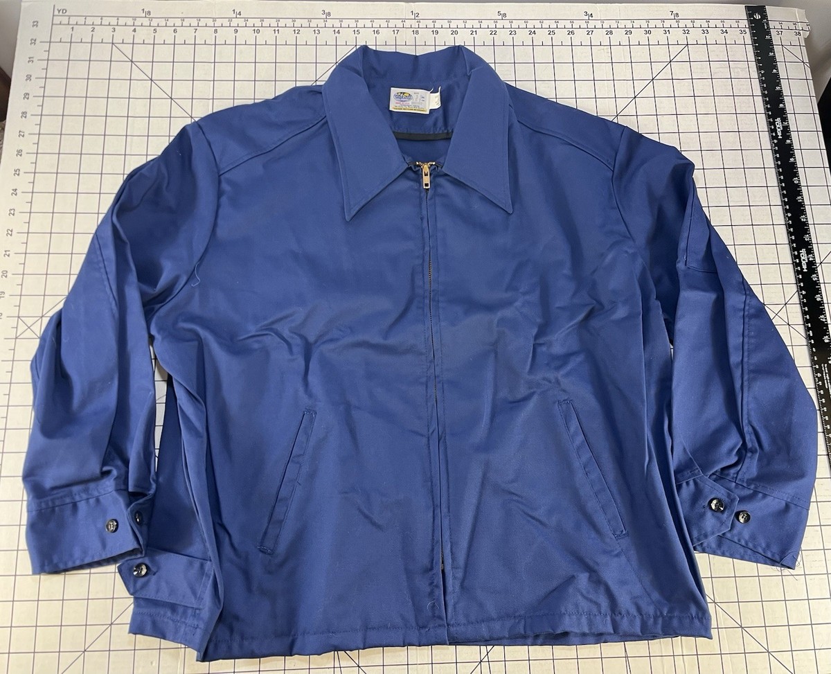 Vintage Riverside Jacket Mens Short Work Coat Made USA XL Detroit