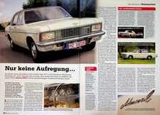 Oldtimer Praxis 2673) Opel Admiral 2800 S mit 132PS Restaurierung - ein interess
