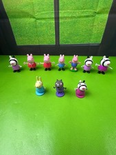 Peppa Pig  Friends Toy Lot Of 10 Mixed Figures ABD Hasbro