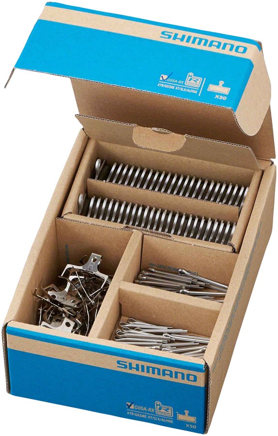 Дисковые тормозные колодки Shimano G05A-RX из полимерной смолы с задней пластиной из сплава - Высокоэффективные 161490₽