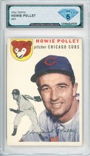 1954 Topps HOWIE POLLET #89 💎 DSG 5 EX