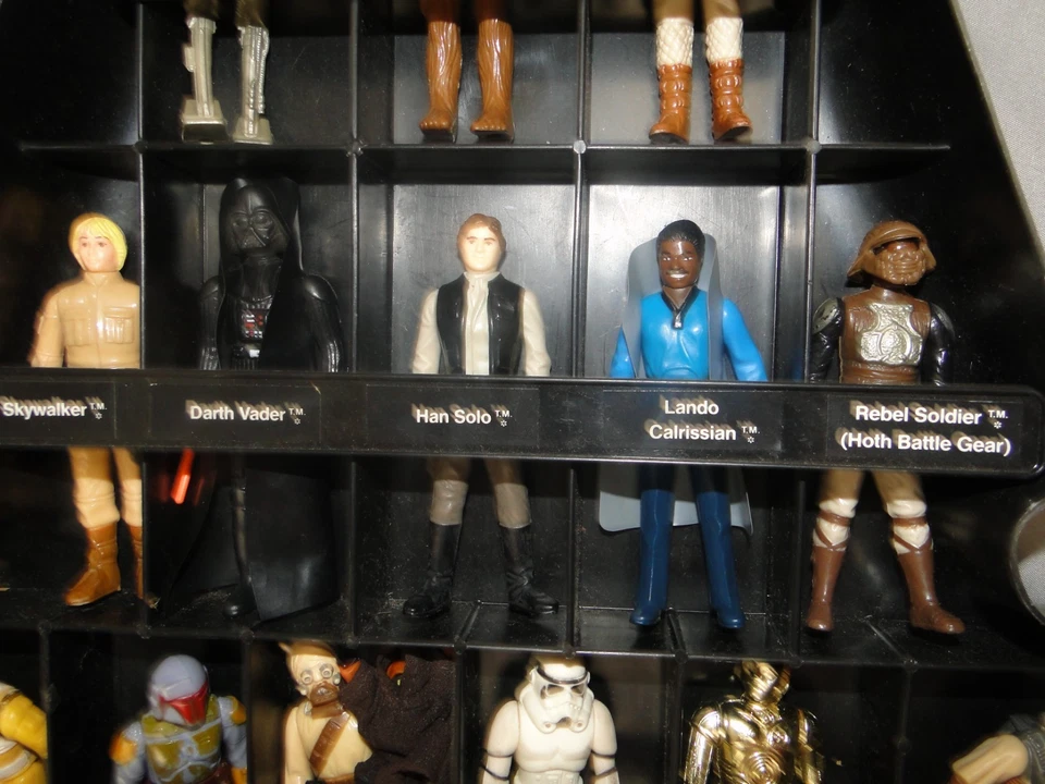 Star Wars Vintage Action Figure 32 Lot Darth Vader Case 70s 80s Boba Fett - Image 3 of 4