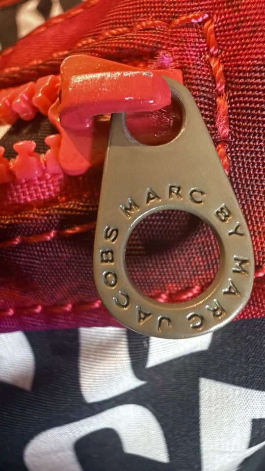 Bolso de Mano Marc by Marc Jacobs Standard Supply Ropa de Trabajo Rosa Púrpura Tie-Dye Nylon Foto 4 de 4