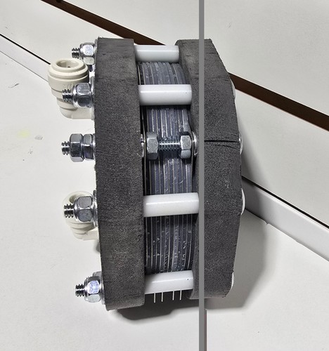 USA Nickel 200 Générateur d'hydrogène Cellule d'électrolyse HHO Alcaline 12V 20A - Photo 2/4
