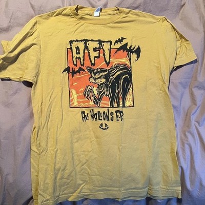 AFI Band 90s Basic style yellow Graphic T shirt Unisex Tee vtg S