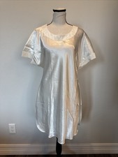 Victoria s Secret Vintage Ivory Slip Dress Petite Small Nightgown 80 s 90 s