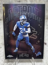 2025 Topps Chrome KERBY JOSEPH All Chrome Detroit #ACT-23 Detroit Lions