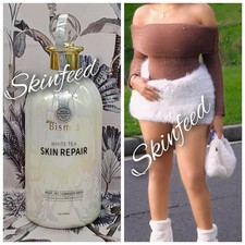 Bismid white tea skin repair lotion with body glow oil