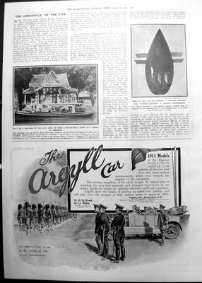 Altes spanisches Luftschiff Torres Quevedo Motorboot Priester Bangkok 1911 484P 20.