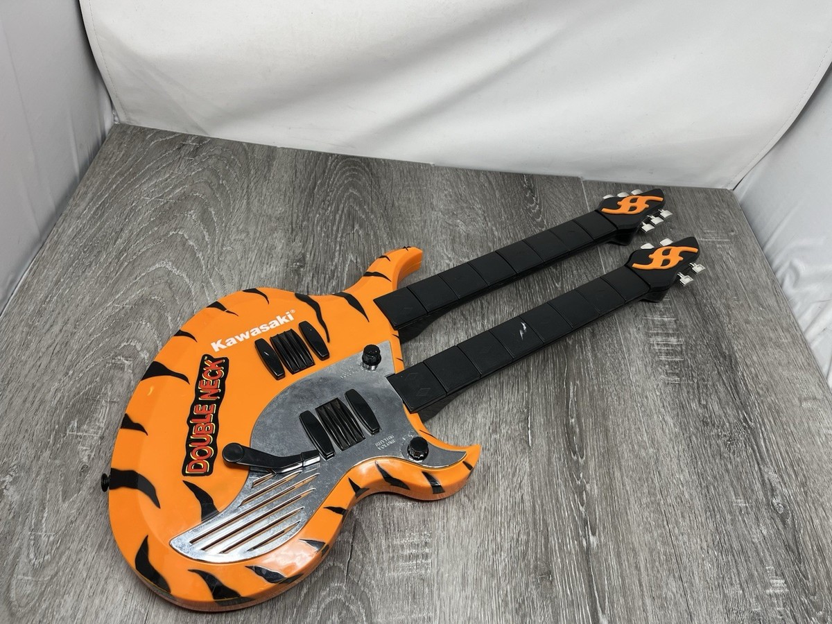 Kawasaki Double Neck Electric Toy Guitar 1998 WORKS Electric