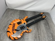 Kawasaki Double Neck Electric Toy Guitar 1998 WORKS Electric Guitar Toy Keytar