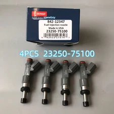 4PCS DENSO Fuel Injectors Fits For 2005-2016 Tacoma 2.7L I4 23250-75100 New