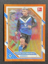 Ransford-Yeboah Konigsdorffer 2025-26 Topps Chrome Bundesliga Orange Wave /25