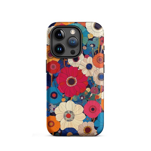 Matte Multicolor Floral Artwork MagSafe® Tough Case for iPhone® - Picture 8 of 13