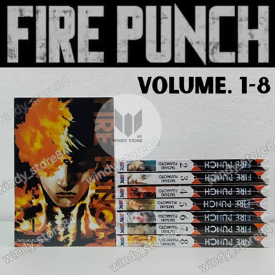FIRE PUNCH Manga Vol. 1-8 Full Set Book by Tatsuki Fujimoto New English Comic