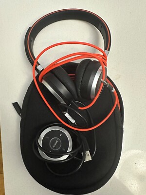 Headphone Jabra, black with orange color | eBay