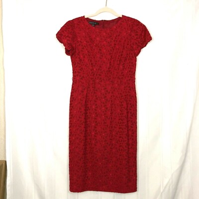 Lafayette 148 Red Women's Size: 6 Puff Sleeve Scoop Neck Floral Lace Long Dress | eBay Lafayette 148 Red Women's Size: 6 Puff Sleeve Scoop Neck Floral Lace Long Dress | eBay