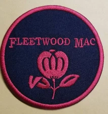 Fleetwood Mac Band red Embroidered Patch 3 "
