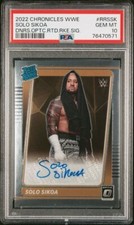 2022 Chronicles Optic Solo Sikoa Rookie Auto PSA 10 WWE NXT Bloodline