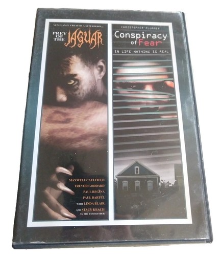 2 FILMS ! La proie du jaguar / Conspiration de la peur (lot de 2 DVD, 2009) HTF RARE OOP