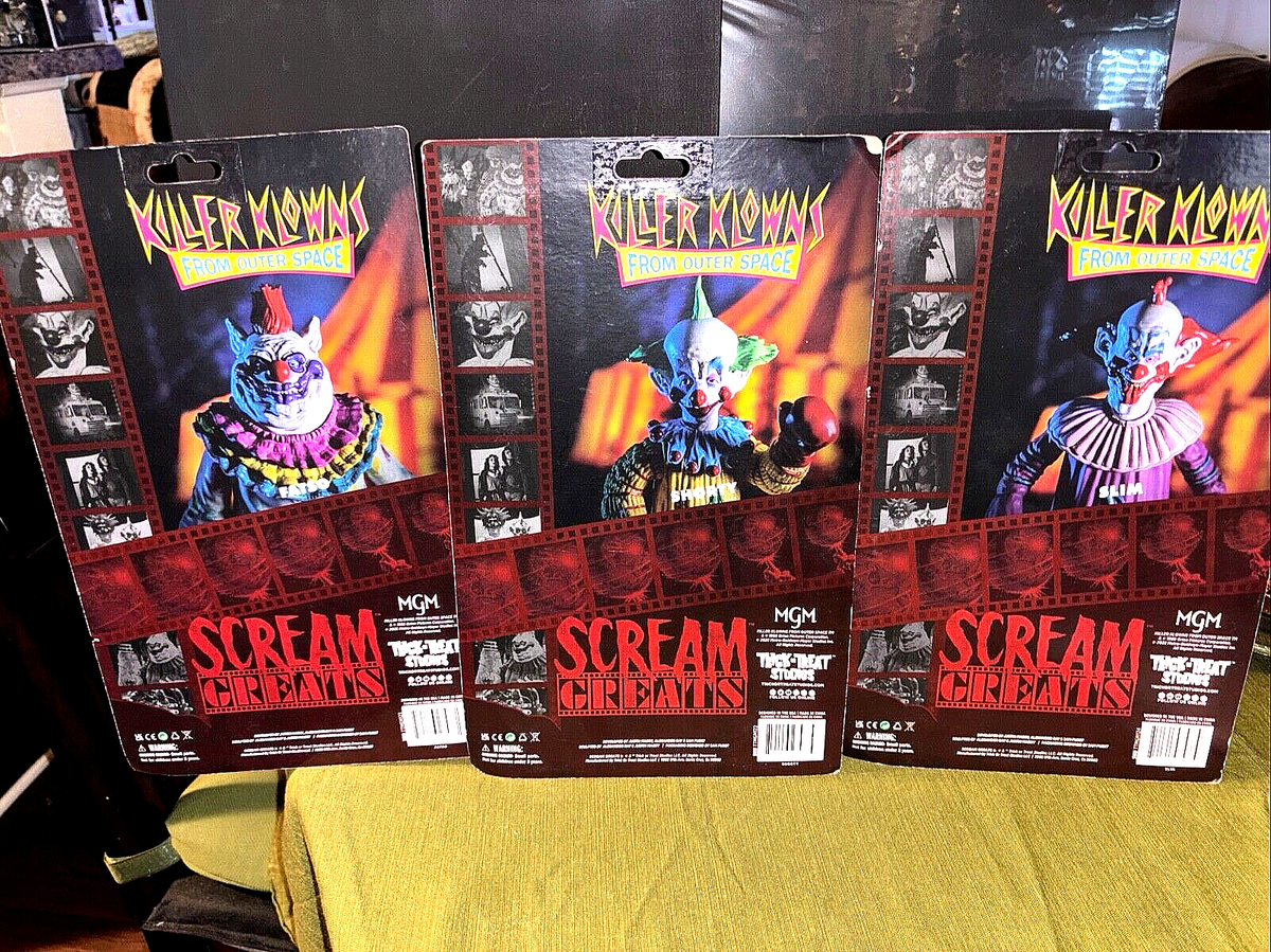 Scream Greats Killer Klowns from outer space 9 inches { Slim Fatso