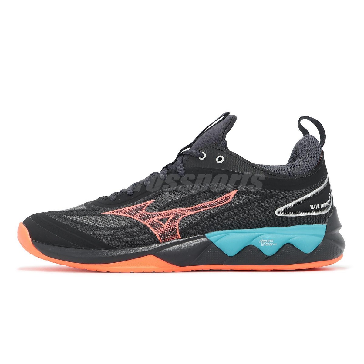 Mizuno Wave Luminous 3 Black Orange Men Volleyball Sports Shoes