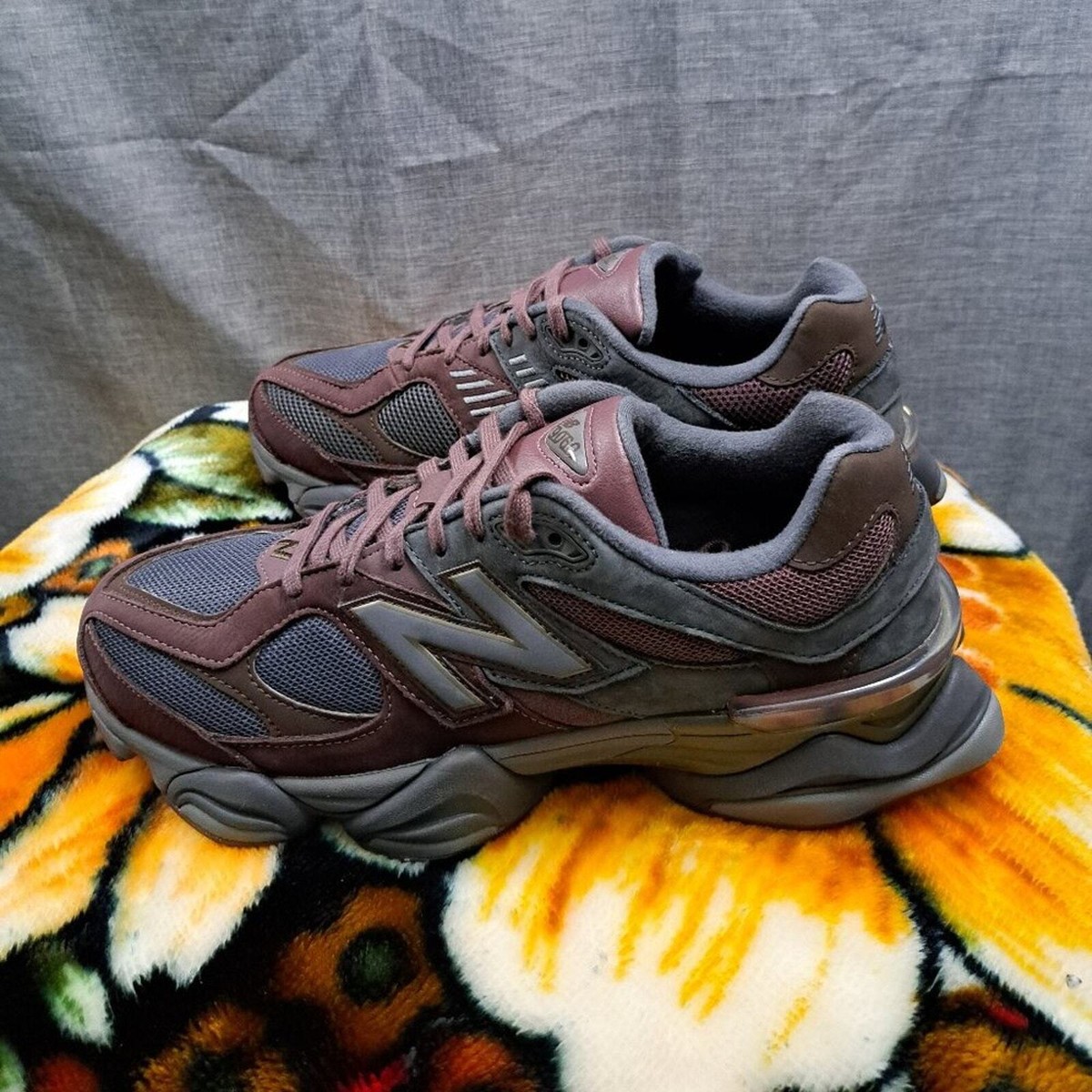 Size 12 New Balance Low Top Sneakers U9060Bcg 2022 Men Maroon Gray 