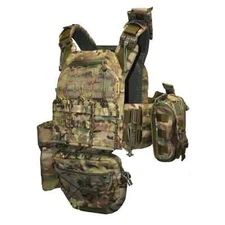 Ukrainian Tactical Plate Carrier DFP Gen 3 Multicam with 9 Pouches MOLLE System