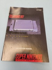 Super Nintendo Cleaning Kit Instruction Manual