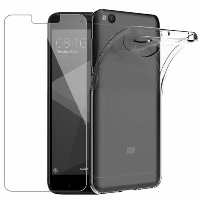 Xiaomi Redmi Note 4X 4X TPU SILICONE CASE COVER + TEMPERED GLASS FILM