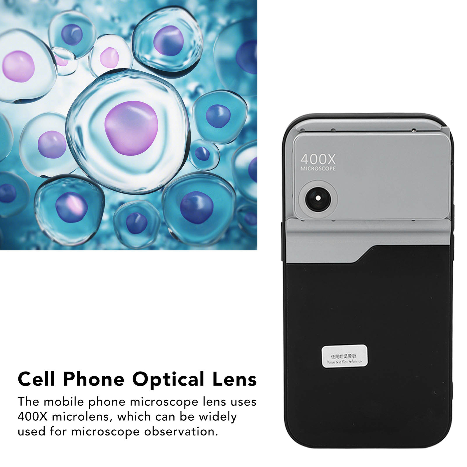 Iphone Mobile Microscope 400x Zoom Microscope Camera Attachment