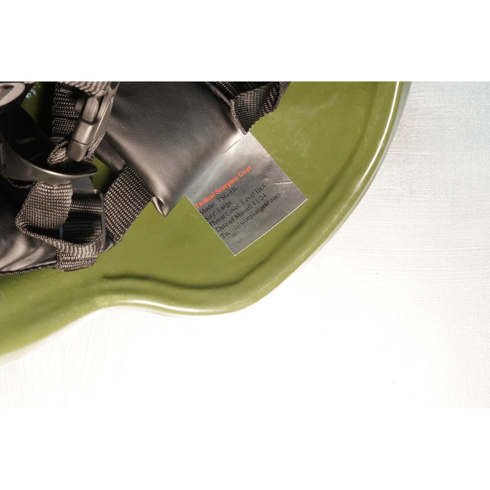 Tactical Scorpion Gear PASGT Level IIIA UHMWPE Ballistic Helmet - Color Choices - Image 4 of 4