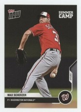 Max Scherzer 2020 Topps Now SUMMER CAMP WAVE 1 Card #OD-455 NATIONALS