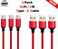 miniature 15  - 3 Pack 3/6/10FT Braided USB C Type-C Fast Charger Cable Data SYNC Charging Cord