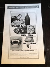 TASTE THE BLOOD OF DRACULA Pressbook 1969 CHRISTOPHER LEE Horror