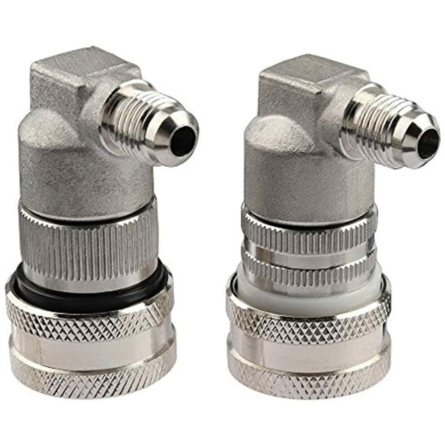 Ball Lock Disconnect, Gas & Liquid Corny Keg Fittings, MFL With FREE