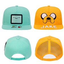 Image of Adventure Time with Finn and Jake Baseball Cap Embroidery Sun Hat Summer Caps