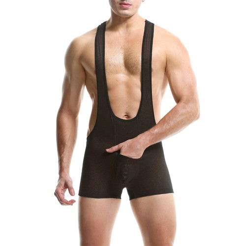 Body para hombre Lucha Libre Mono Boxers Ropa Interior Leotardo Fitness Deporte - Imagen 28 de 46