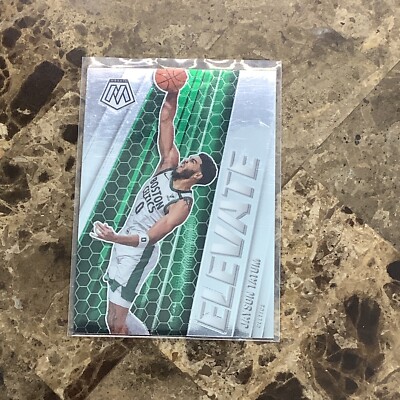 2020-21 Panini Mosaic Elevate Jayson Tatum #25 Boston Celtics A-9