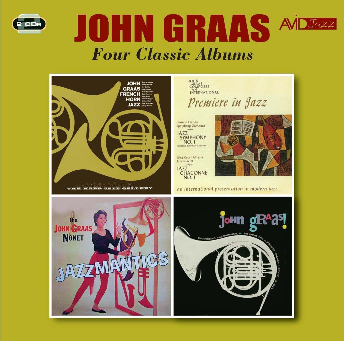 7024791 Audio Cd John Graas - Four Classic Albums (2 Cd)
