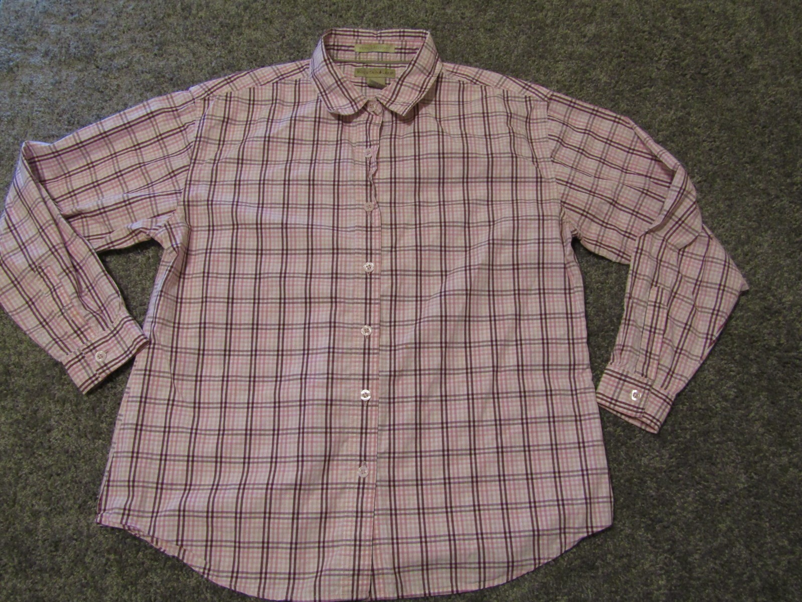 Mountain Lake Women’s Medium Shirt Pink And Red Flannel eBay